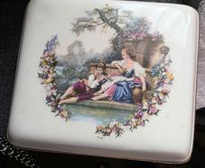 Lord Nelson tinket box and 2 ring Dishes