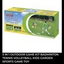 Badminton & Volleyball garden set Image 2