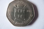 Dublin 988-1988, 50p coins