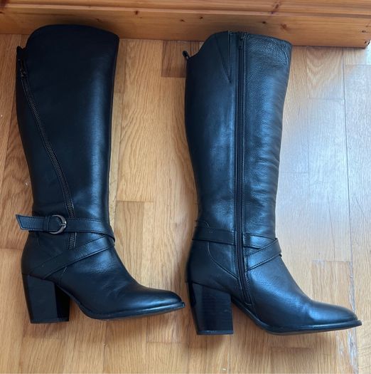 Roberto Vianni  Tavin Block Heel Riding Boots black - 6