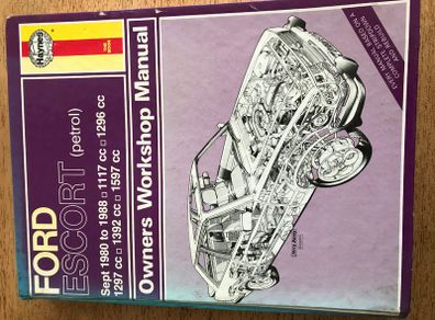 Owners Workshop Manual for Ford Escort (petrol)