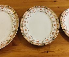 Arklow Pottery Oval Serving Platters - Vintage 1940s Irish China Set of 3