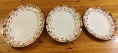 Arklow Pottery Oval Serving Platters - Vintage 1940s Irish China Set of 3