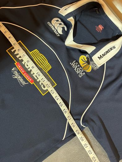 Wasps vintage rugby jersey size medium