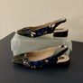 Clarks V&A Collection Slingback Shoes UK 7.5 Limited Edition New Image 2