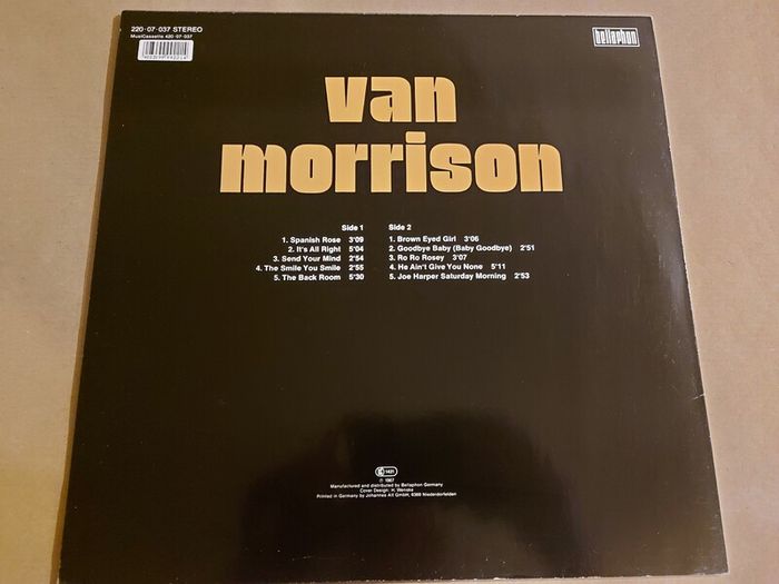 Van Morrison - Van Morrison ( Compilation) - Vinyl Record + Hundreds More