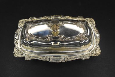 Vintage Silver Plate Butter Dish