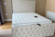 Double &amp; King Size Bed Frame With Mattress Opt