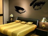 Giant EYES Large kitchen wall sticker decal stencil art