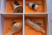 4 bird whistles, lovely gift, as new, D18 post 8e