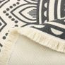 4ft Circle Rug Round Area Rug Cotton Woven Rug with Tassels Boho Rug Washable Mandala Printed for Bedroom Livingroom Kitchen (FREE POSTAGE) Image 2