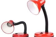 New Stylish Flexible Black Metal Flexible School Lamp Light Desk Table DIY #853
