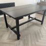 IKEA Extendable Dining Table - Black Image 9