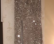Silver Sequin Off shoulder Maxi Dress