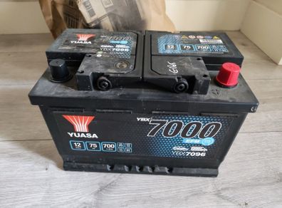 YUASA car battery 75Ah