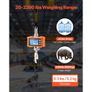 Digital Crane Scale, 2200 lbs/1000 kg, Industrial Heavy Duty Hanging Scale with Remote Control, Cast Aluminum Case & LCD Screen, High Precision for Construction, Factory, Farm, Hunting (Orange Image 2