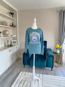 Brand New Teal Green Sweatshirt from Primark  Age UK 14-15 Yrs / EU 166cm