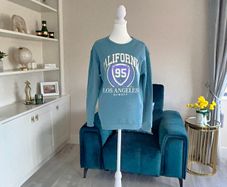 Brand New Teal Green Sweatshirt from Primark  Age UK 14-15 Yrs / EU 166cm