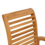 5 Piece Garden Dining Set Solid Teak Wood Image 9