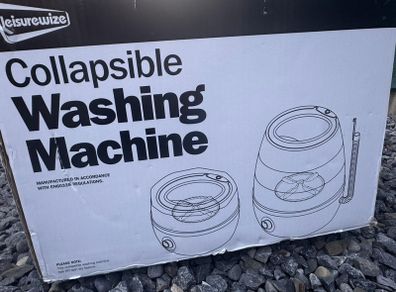 Portable Collapsible Washing Machine for Camping / Caravan / Motorhome