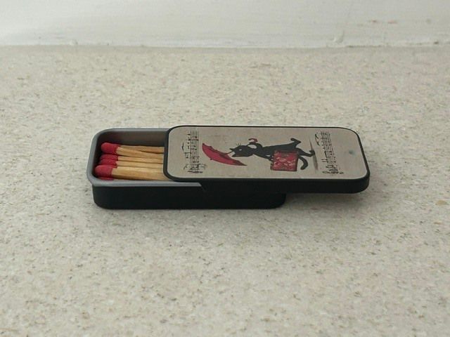 Black Cat Match Box