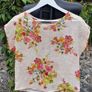 Atmosphere - Light Floral Chiffon Short Sleeve Top Image 4