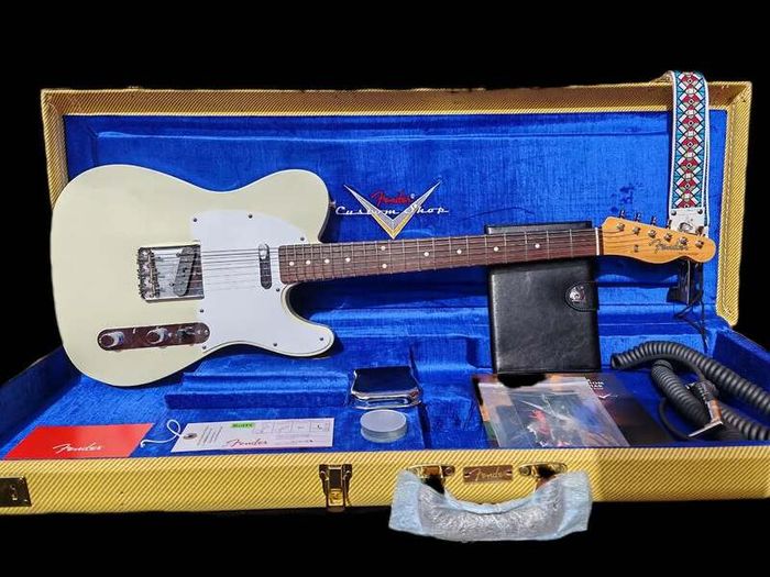 Fender Custom Shop Jimmy Page Signature 1959 "Mirror" Telecaster Journeyman Relic White Blonde (Delivery available)