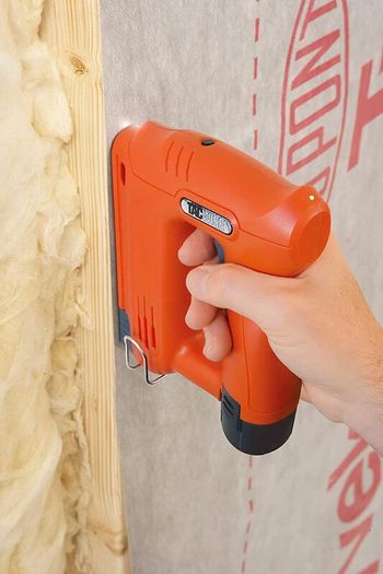 Cordless 12V Staple/Nail Gun with Storage Bag & 400 Staples, Uses Type 13 & 53 Staples and Type 180 Nails