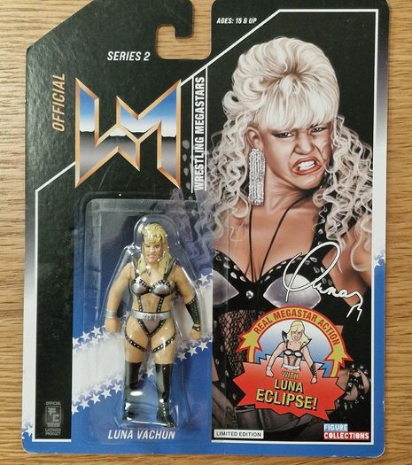 WWE Hasbro Wrestling Figures Luna Vachon - Todd Pettengill NEW