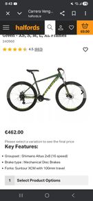 Carrera Mens Mountain Bike
