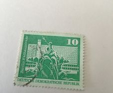 Stamp from a State that no longer exists