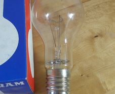 Tungsram 300W E40 GES Goliath Screw Light Bulb Vintage Industrial Clear Lamp NOS