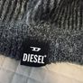 Diesel Grey Knit Beanie Hat Image 2