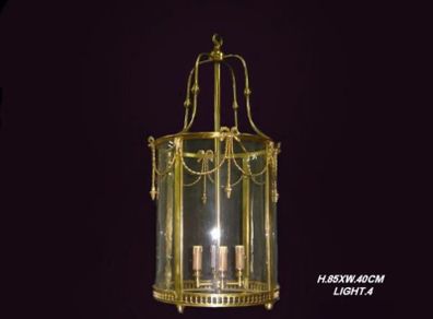 Very Large antique style Brass lantern simple style