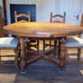 Solid Wood Farmhouse Table and 6 Chairs Image 3