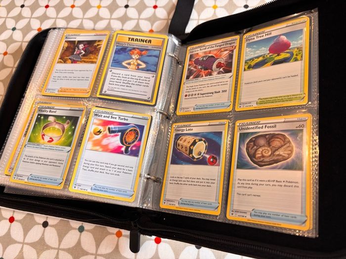 Pokemon folder and cards