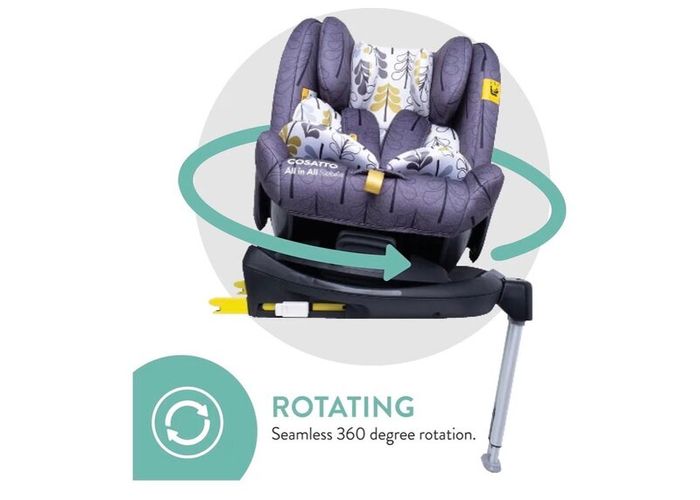 Cosatto All in All Rotate 360 Swivel Spin Car Seat