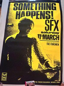 Original Something Happens large poster SFX 1989