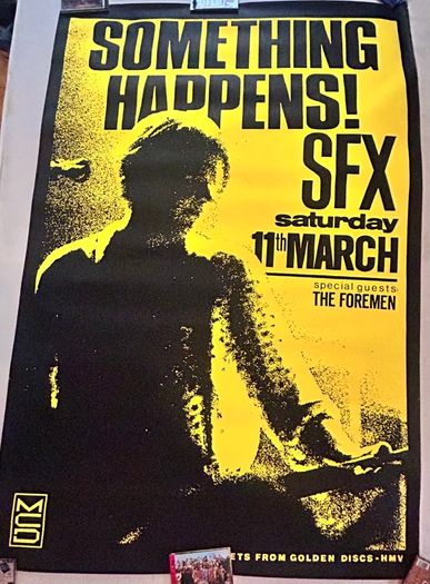 Original Something Happens large poster SFX 1989
