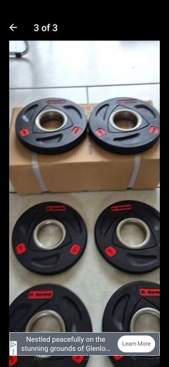 8x1.25kilo fractional olympic plates