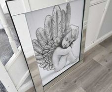 Large Mirrored Wall Art