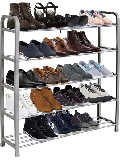 5 Tier Shoe Rack - Shoe Storage Organiser, Quick Assembly No Tools Required, Holds up to 15-20 pairs (L) 75.5cm x (W) 18.5cm x (H) 75.5cm MULTIPLE COLOURS AVAILABLE (FREE POSTAGE)
