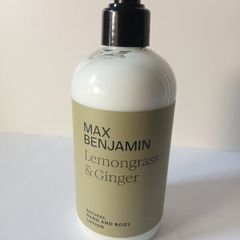 Max Benjamin Lemongrass & Ginger Natural Hand and Body Wash & Lotion 300ml