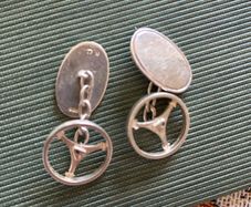 Vintage Silver Cuff Links