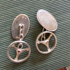 Vintage Silver Cuff Links