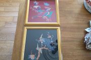 Art - Threaded Pictures ( Matching Pair) X 2