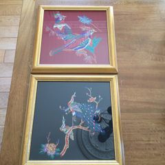 Art - Threaded Pictures ( Matching Pair) X 2