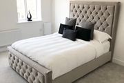 Double bed and mattress