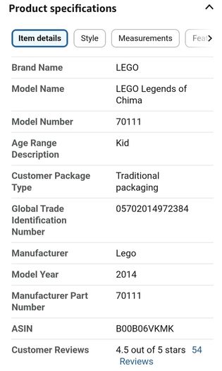 x2 Bundle - Lego Legends Of Chima Sets - 70111 & 70112 - With x2 Figures, x10 Trading Cards, x2 Power Up Speedors, Weapons, Instruction Manuel, Etc...