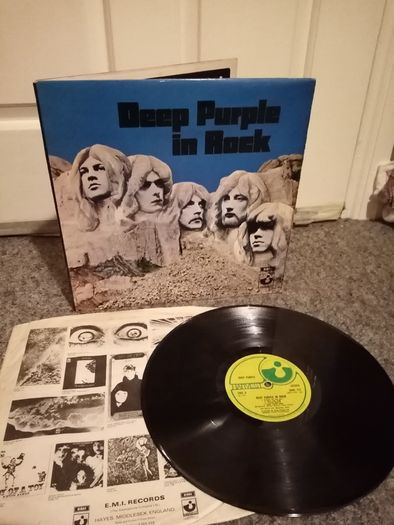 DEEP PURPLE  in rock 1st UK 1970 press no EMI complete Beatles Led Zeppelin